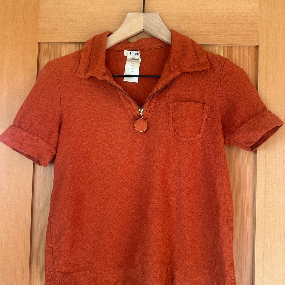 Chloe Orange Tank Top
